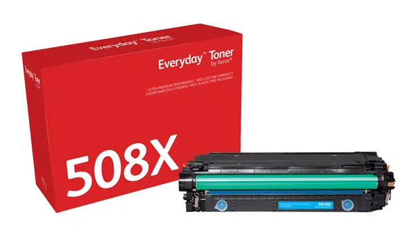 XEROX Everyday Toner para HP 508X Color LaserJet Enterprise M552(CF361X CRG040HC) Cian