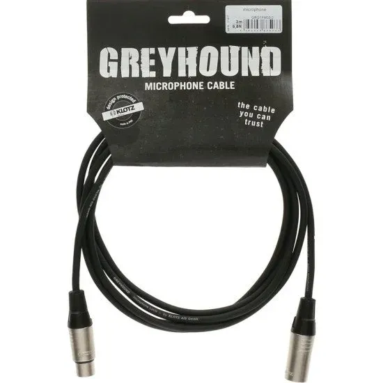Klotz CABO MICROFONE GRG1FM10 Greyhound 10m XLR M/XLR F