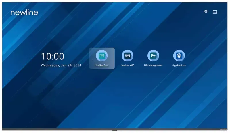 Monitor Interativo Newline Digital Signage 98" 4K Ultra HD Android 14 Wi-Fi