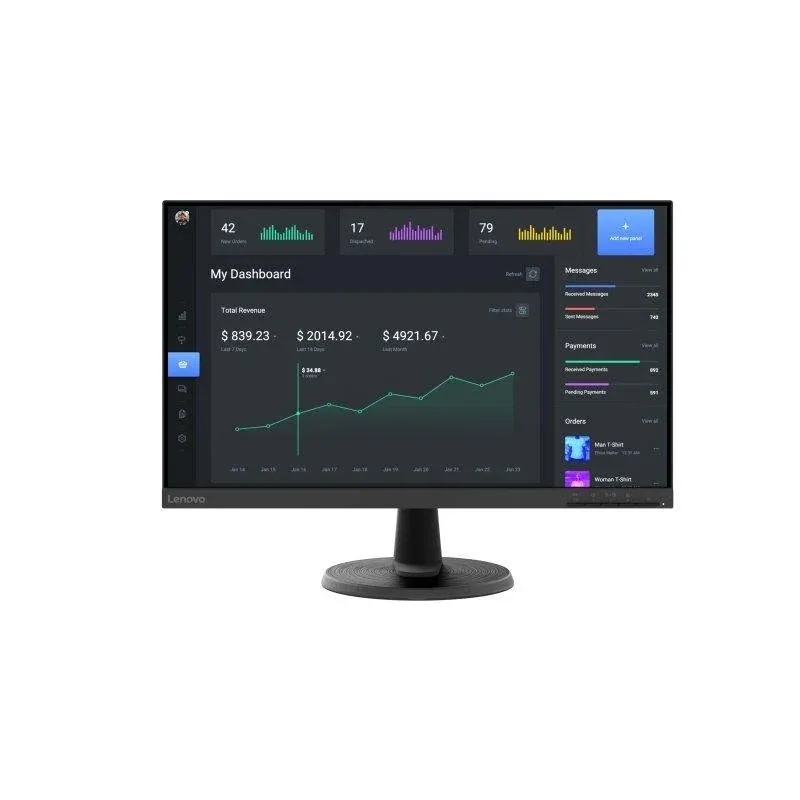 Monitor Lenovo C24-40 23.8" FullHD 75Hz VA FreeSync Tempo de Resposta 4ms