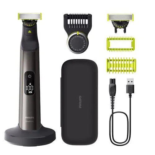 Máquina de Barbear PHILIPS OneBlade Pro 360 QP6652/61 (Rosto + Corpo - Preto)