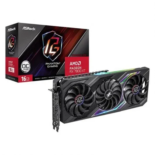 Placa Gráfica Asrock Radeon RX 7800 XT Phantom Gaming OC 16GB GDDR6