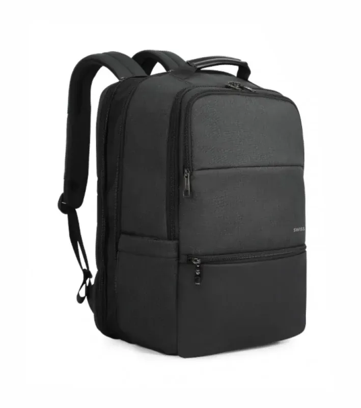 Mochila Swissten Laptop Backpack 15.6 Preta