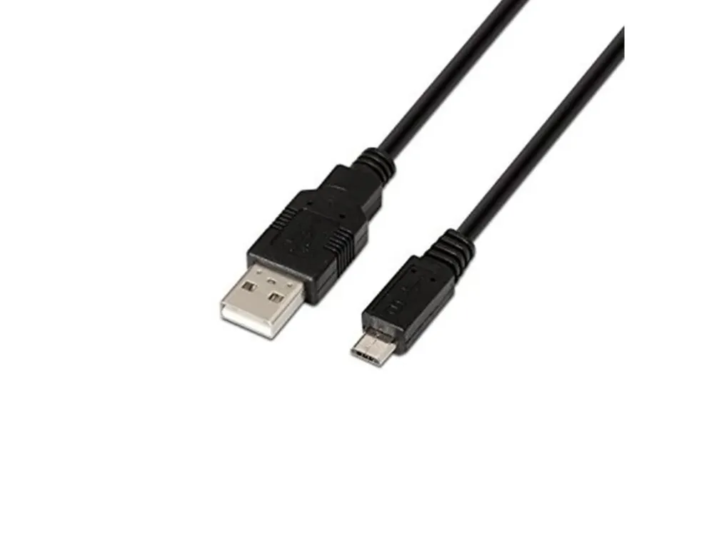 Cabo de Dados Aisens (USB A - Mini USB B - 1 m - Preto)