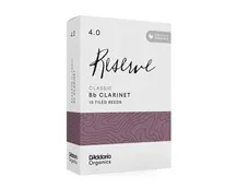 Palheta Clarinete Sib 4.0 Daddario Organic Reserve Classic (cx 10un)
