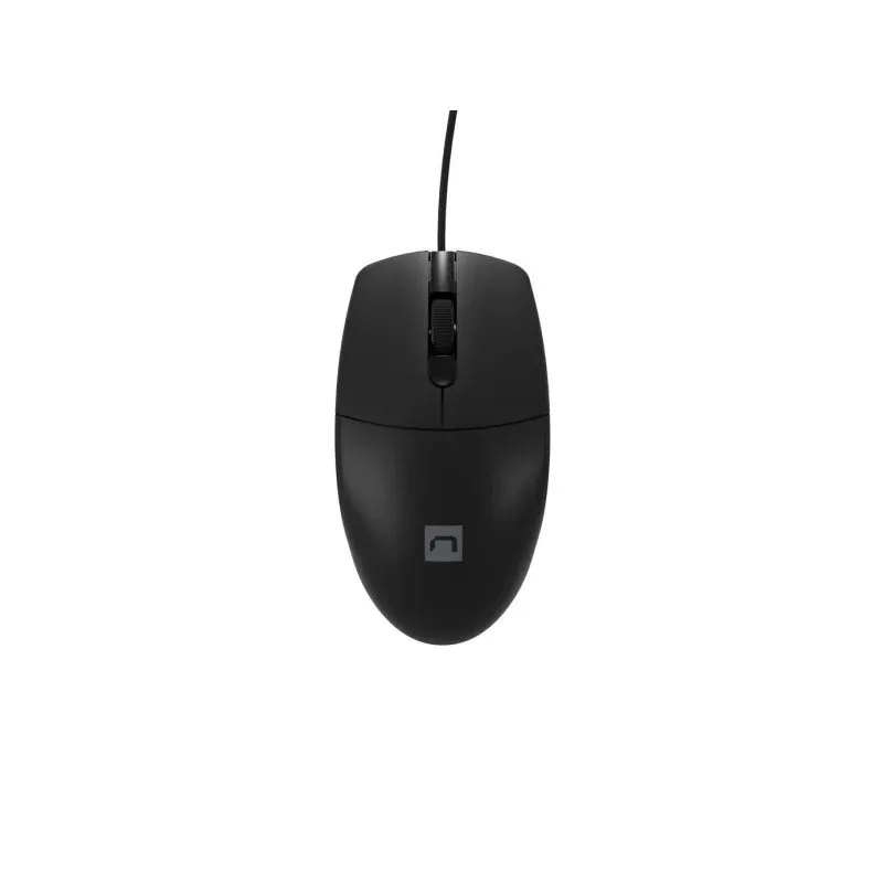 NATEC NMY-1987 Rato Ótico USB com 3 Botões e Roda Preto