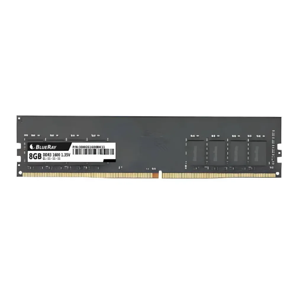 Memória RAM BlueRay 8GB DDR3 1600MHz