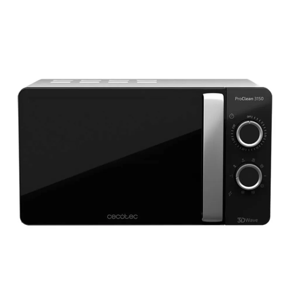Micro-ondas Cecotec Proclean 3150 700W 20L Preto
