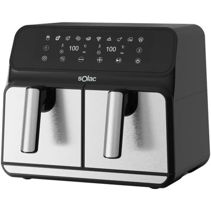 Fritadeira A Ar Dupla Solac Fa1520 4+4L 1700W