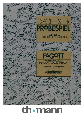 Edition Peters Orchester Probespiel Fagott