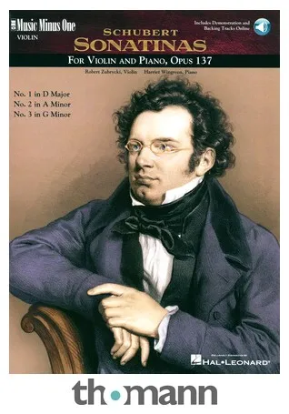 Music Minus One Schubert Violin Sonatinas