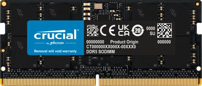 Crucial SO-DIMM 16GB DDR5 5600MHz CL46
