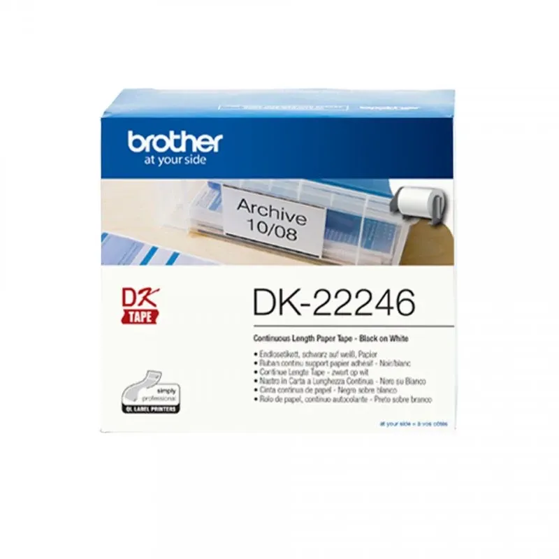 BROTHER Tape DK Tapes - Continuous roll adhesive 103.6mm x 30.48m