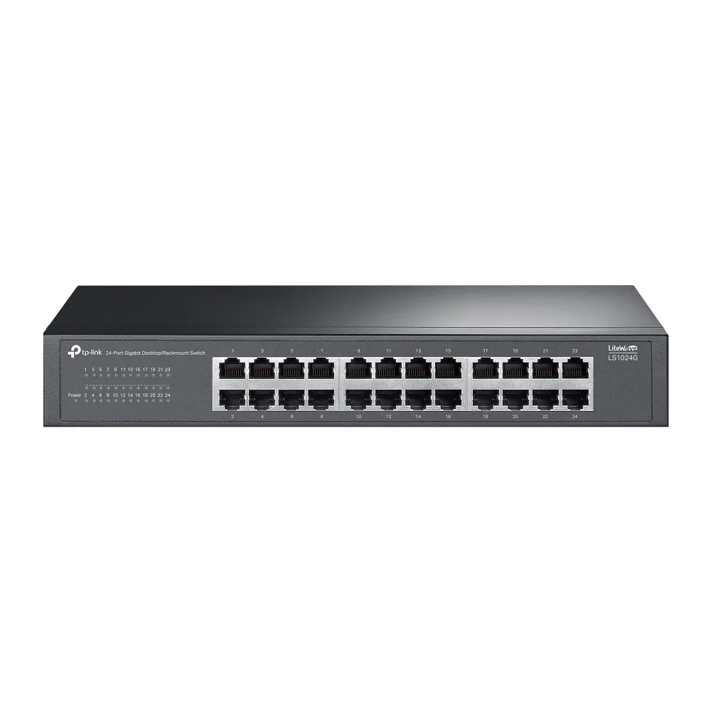 Switch de Rede TP-Link LS1024G 24 Portas Gigabit UnManaged Desktop/Rackmount