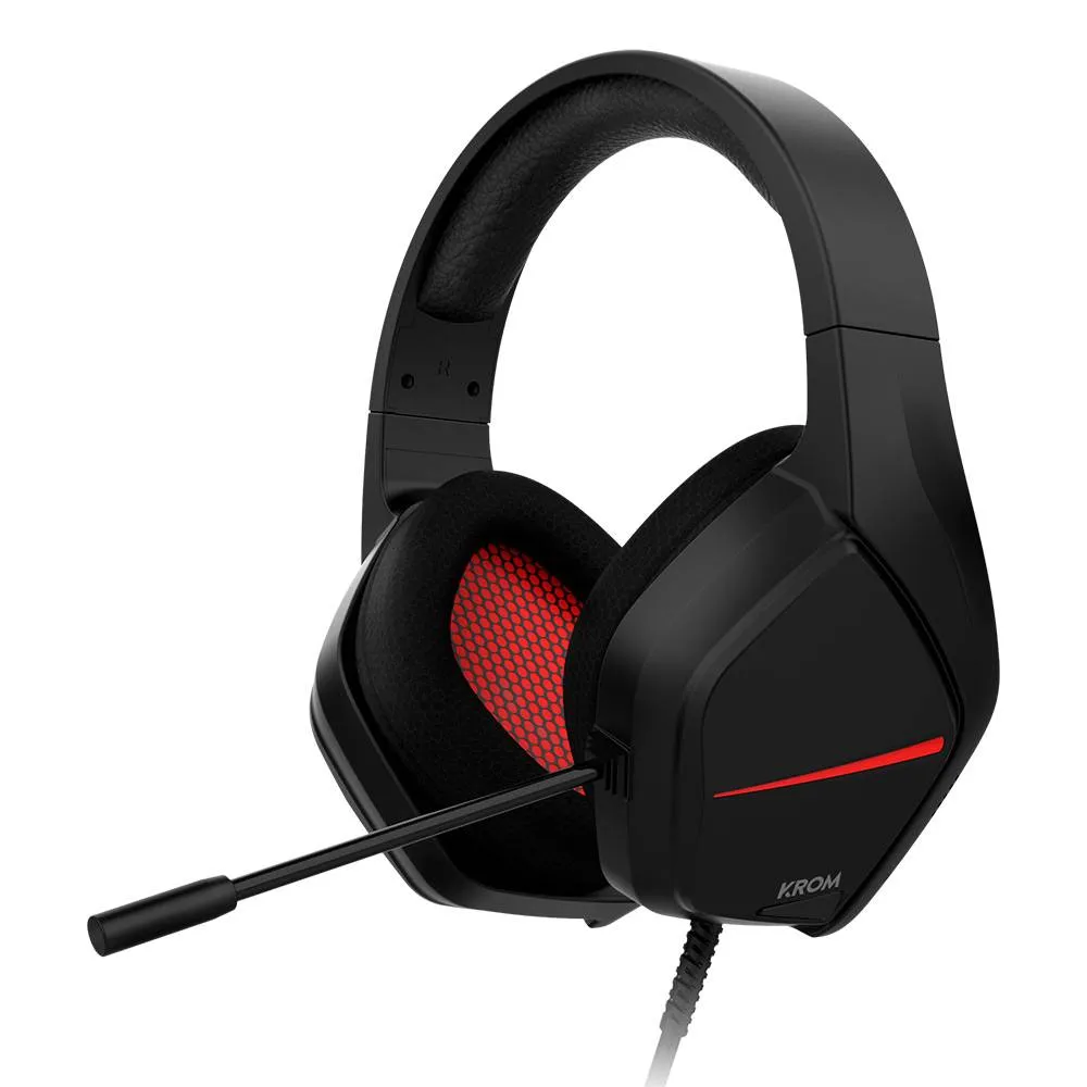 Headset Krom Kopa Move 2.0 Gaming PC/PS4/PS5/Switch Preto
