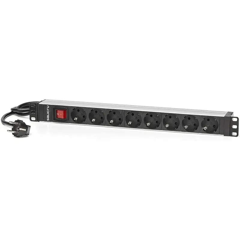 Régua Salicru SPS 8F PDU SCH/SCH 8 Tomadas 16A 1.5m Preto