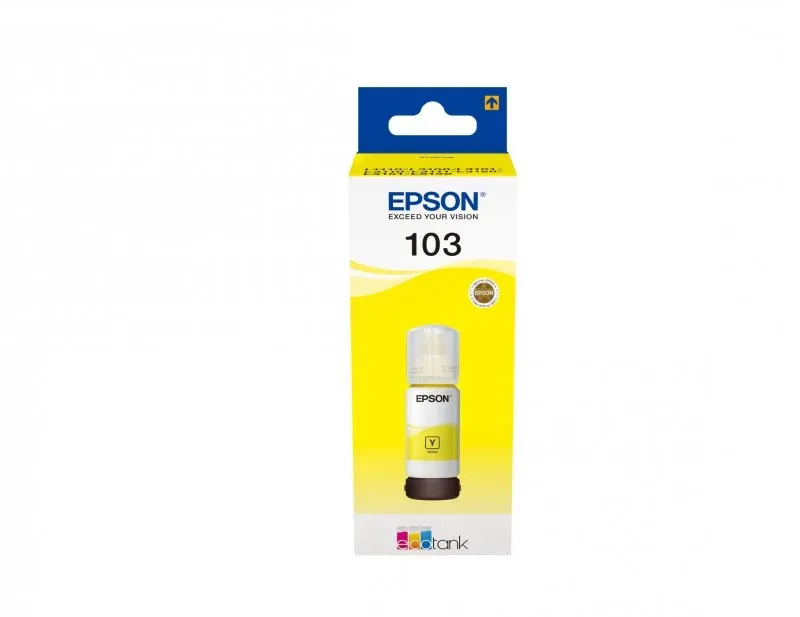 RECARGA DE TINTA EPSON SERIE 103 AMARELO (65ML) - ECOTANK L31XX