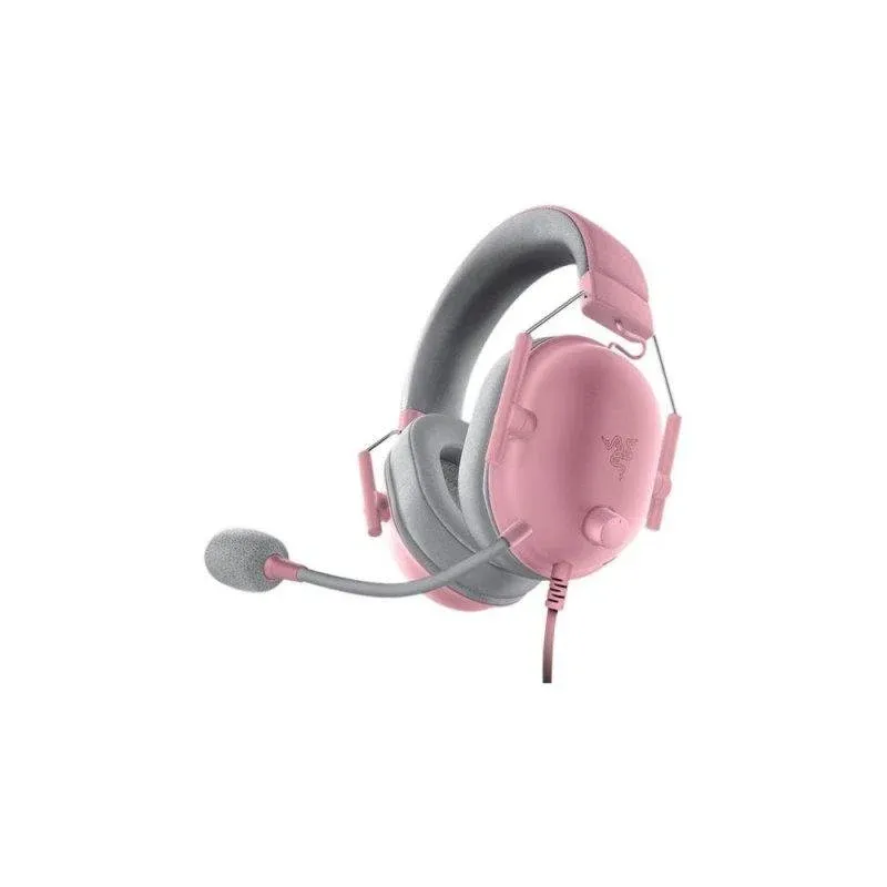 Auriculares Razer Blackshark V2 X com fio jack 3,5 mm Quartz e microfone boom