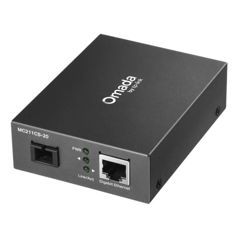 Tarjeta de Rede TP-Link Omada MC211CS-20 Ethernet Gigabit 1000 Mbit/s Monomodo SC/UPC