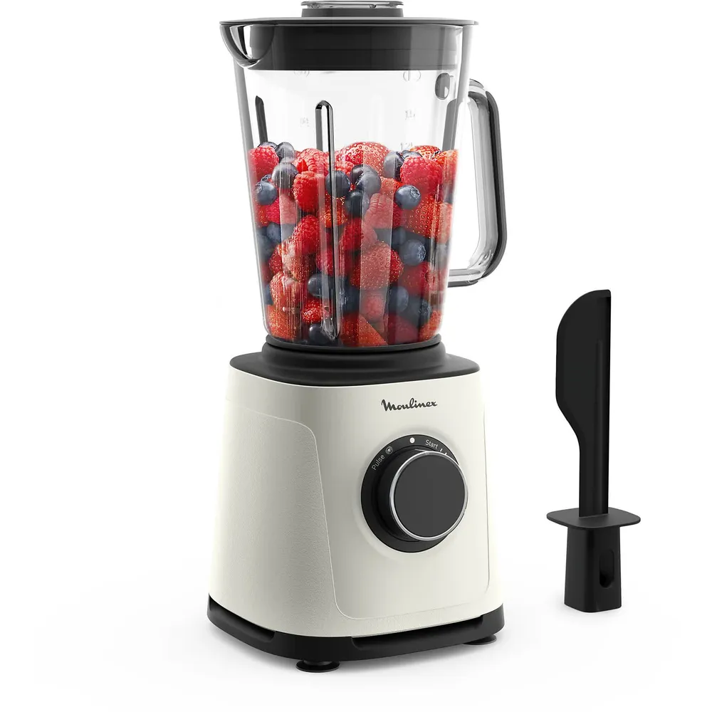 Batido. Moulinex Vidro Lm77 1200W 2L Powelix Cristal