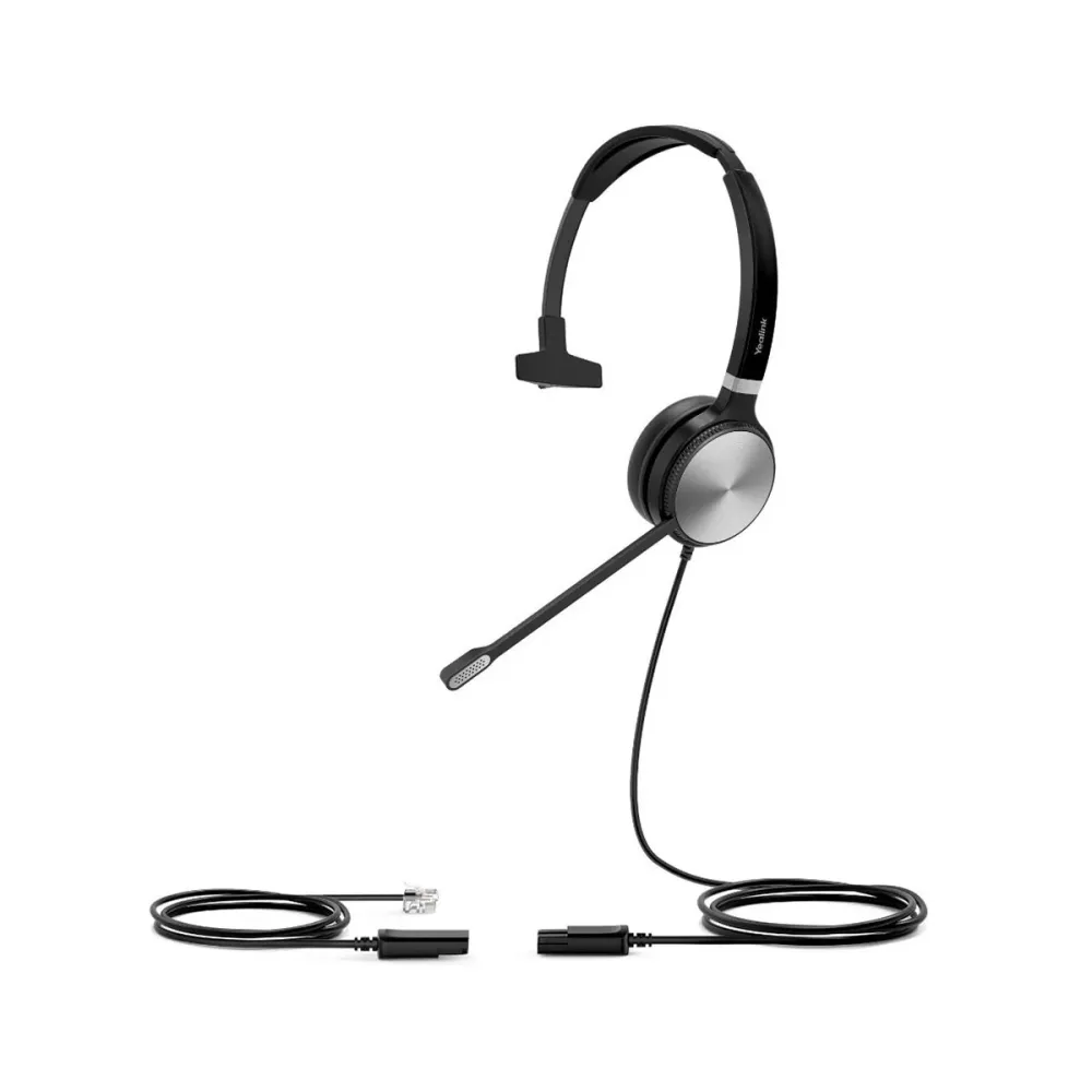 Headset Yealink YHS36 Mono Preto