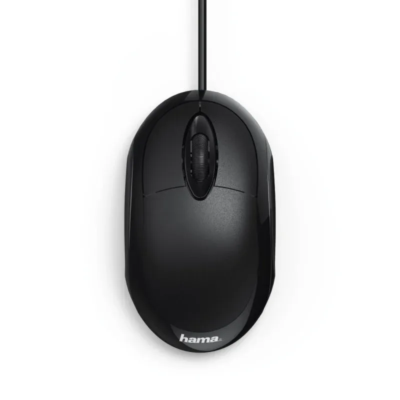 Hama MC-100 Rato com Fio 1000DPI Preto