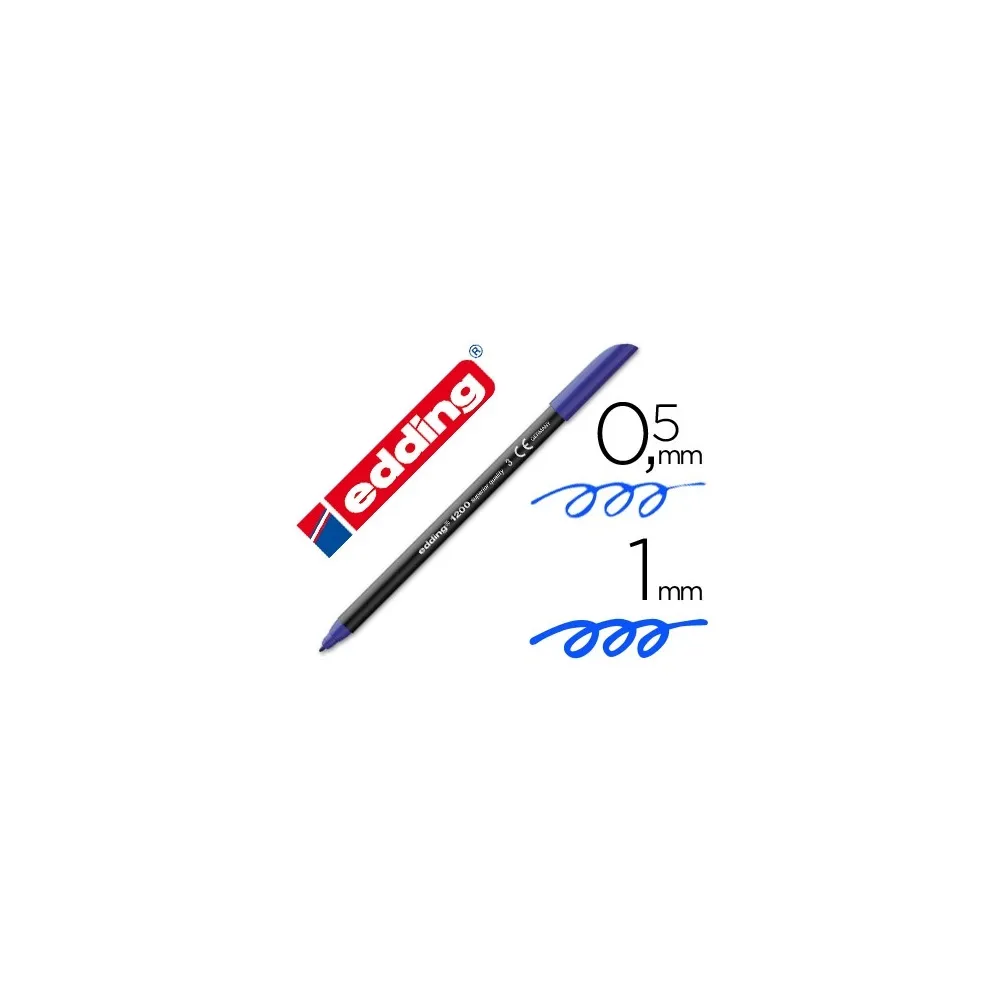 Marcador Edding Azul – Ponta Redonda 0,5 mm