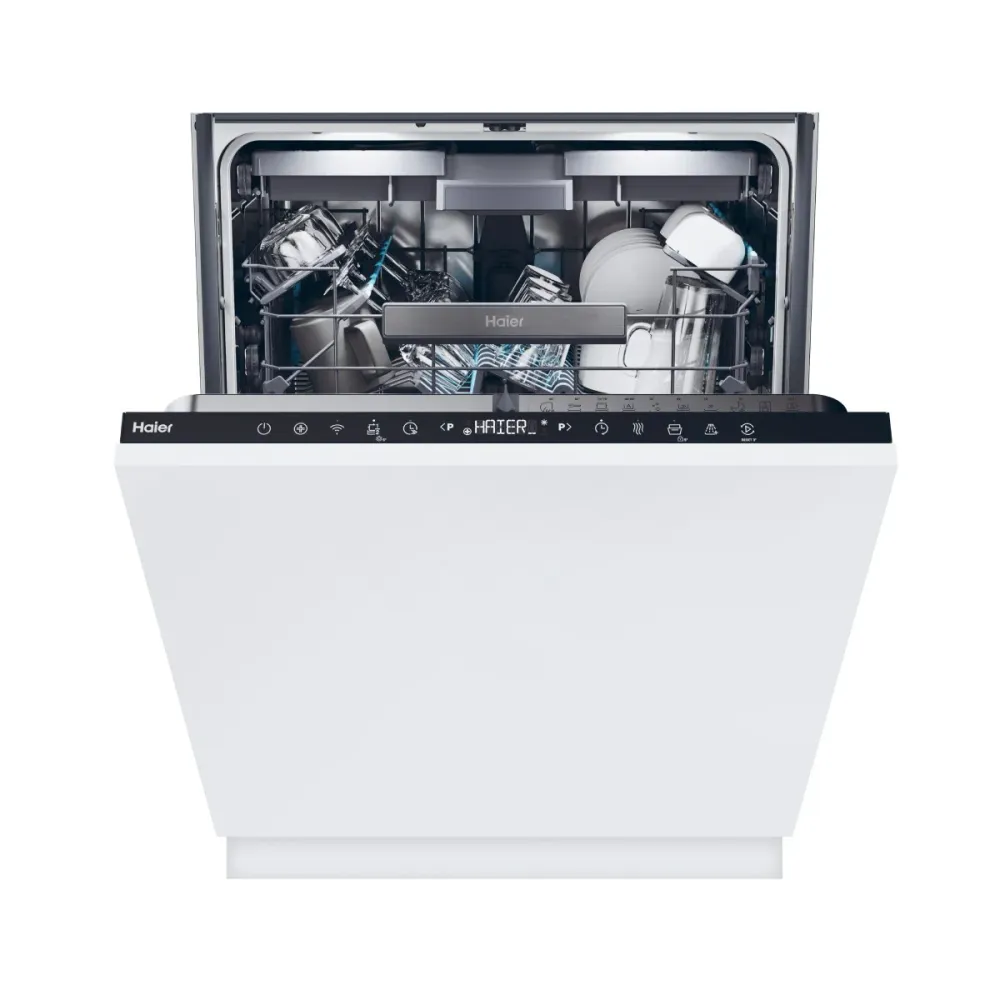 Máquina de Lavar Louça de Encastre Haier 16 Conjuntos Wi-Fi Branca - XI 6B0S3FSB