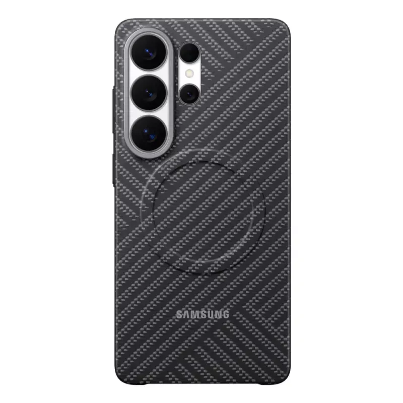 Capa Magnética de Carbono para Samsung S26 Ultra Cinzenta Escura