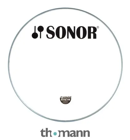 Sonor PW18BL Bass Reso Head White
