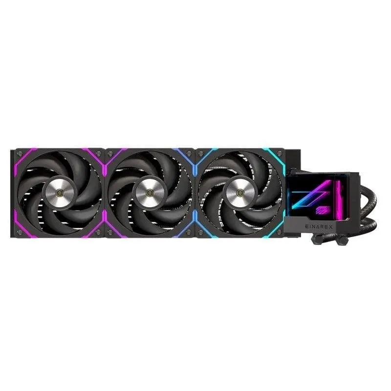 Refrigeración Líquida Einarex Vertex 360 RGB 360mm 3 Ventiladores RGB Espelho Infinito