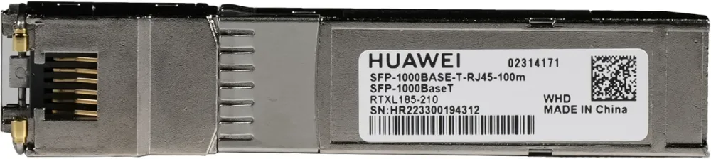 Placa de rede HUAWEI eKit SFP-1000BaseT RJ-45 1000 Mbit/s Cobre metálico 100m