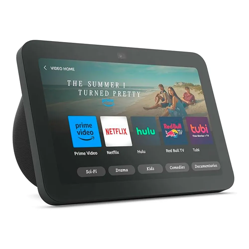 Assistente Virtual Amazon Echo Show 8 3ª Geração Preto