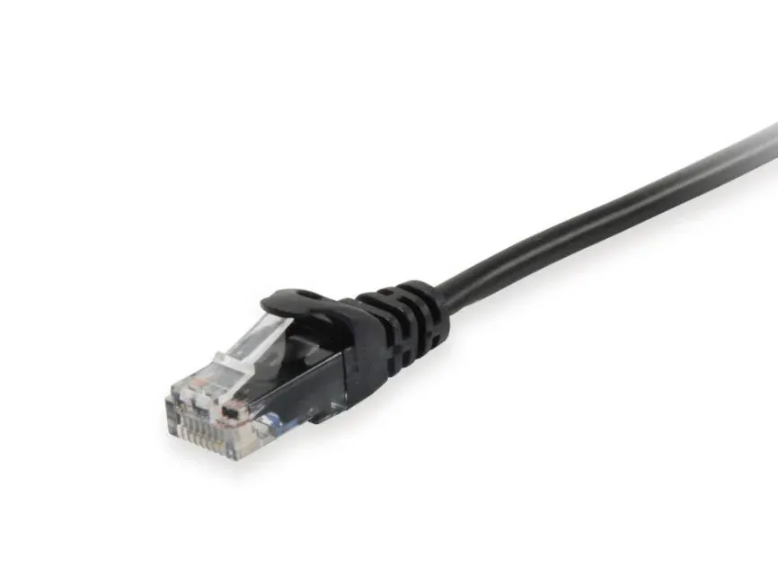 Cabo de Rede EQUIP RJ45 Cat.6 U/UTP 0,25m Preto