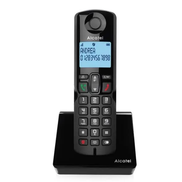 Telefone Fixo S/ Fios S280 Ewe (Preto) - Alcatel