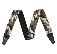 Correia Guitarra Fender Camo Strap Woodland 2"