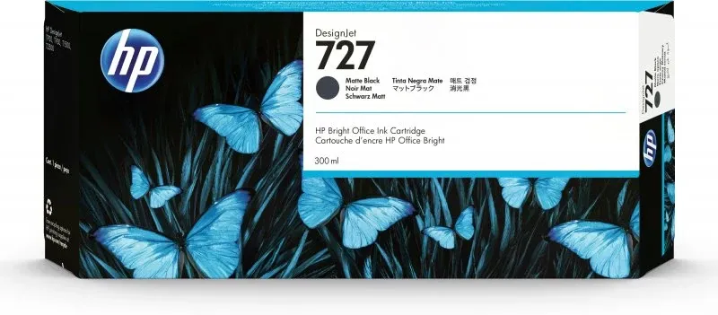 HP 727 300 ml Mate Black Ink Cartridge