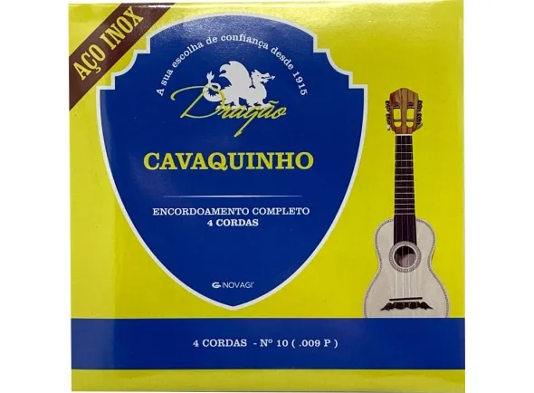 Dragão Aço Inox Cavaquinho 4 cordas Nº10 (.009P)