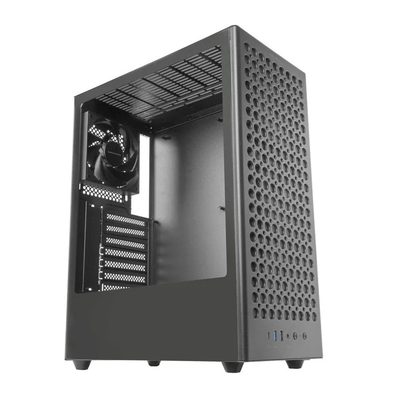 Caixa de Computador Caixa ATX Mars Gaming MC-T800 4 Ventoinhas FDB Mesh Vidro Temperado USB-C Preto