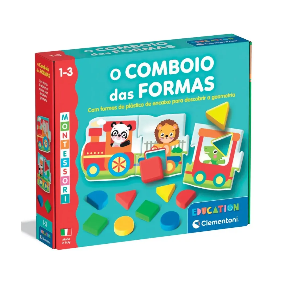 Montessori O Comboio das Formas Clementoni - 67402