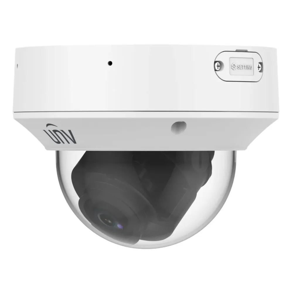 Câmara de Segurança IP Uniview Prime Dome 8MP 2.7-13.5mm PoE IP67 LightHunter Branca - IPC3238SA-ADZK-PI-I2A