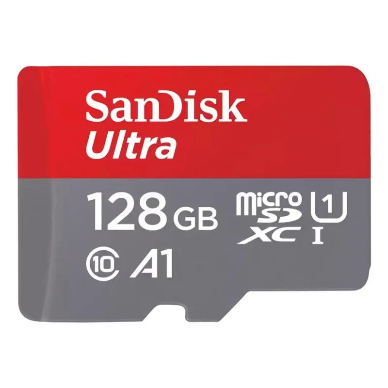 Cartão MicroSDXC Sandisk SDSQUAB-128G-GN6MT 128GB Classe 10 U1 Pack 2 Unidades + Adaptador SD