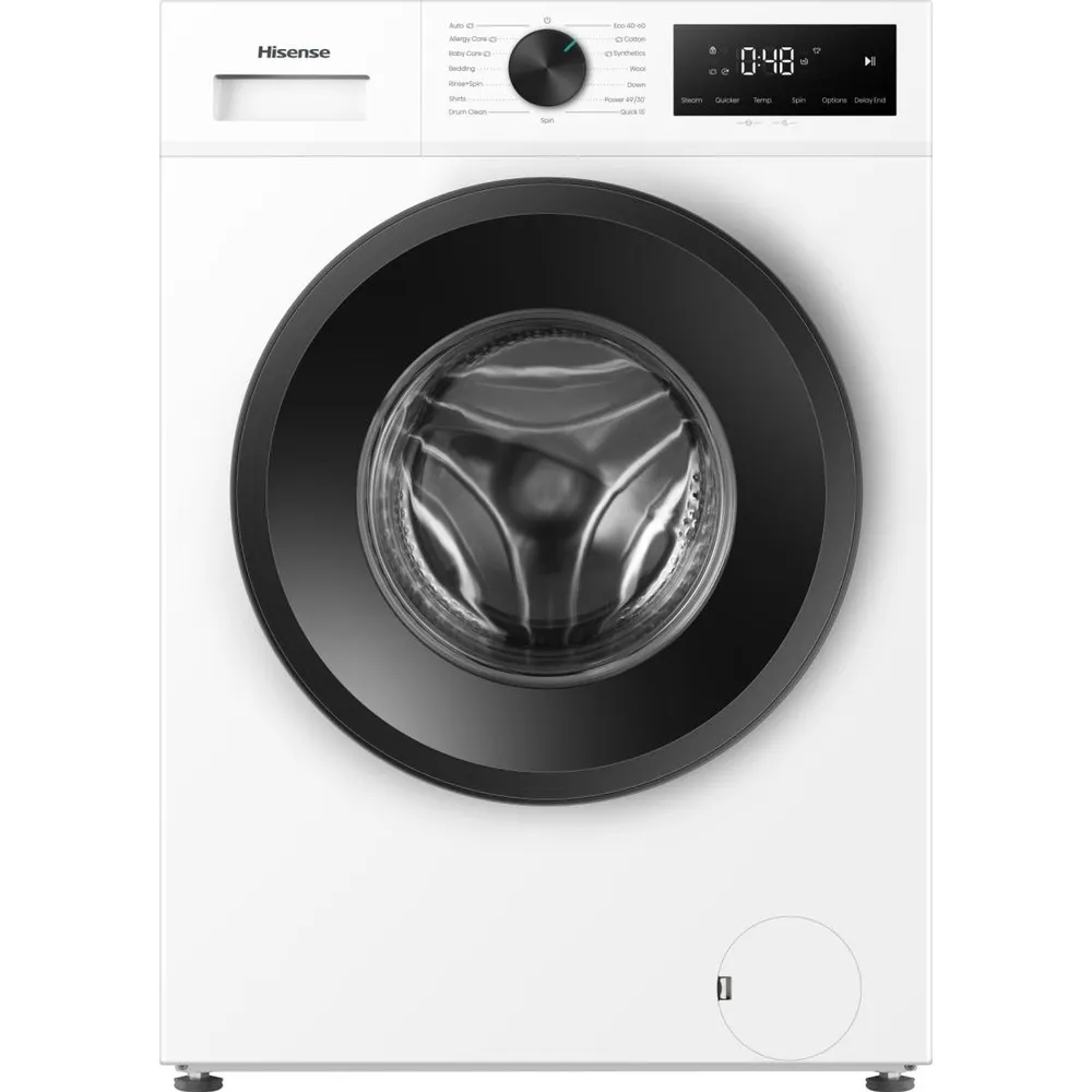 MÁQUINA DE LAVAR ROUPA HISENSE WF1I1142BWL 11K 1400R BRANCO