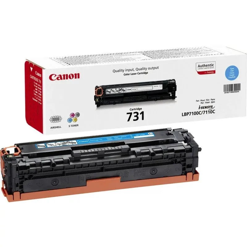CANON 731-C toner cartridge cyan standard capacity 1.500 pages 1-pack