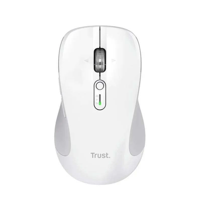 Rato Trust 25674 Bluetooth 3200DPI Branco Multidispositivo Silencioso