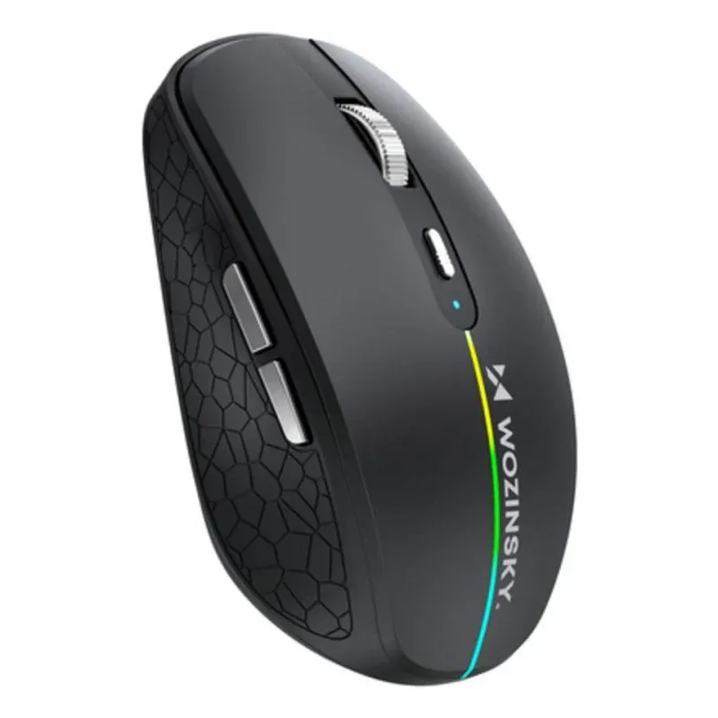 Ratón Wozinsky WKG-200 RF Wireless Bluetooth 1600DPI Preto Ergonómico