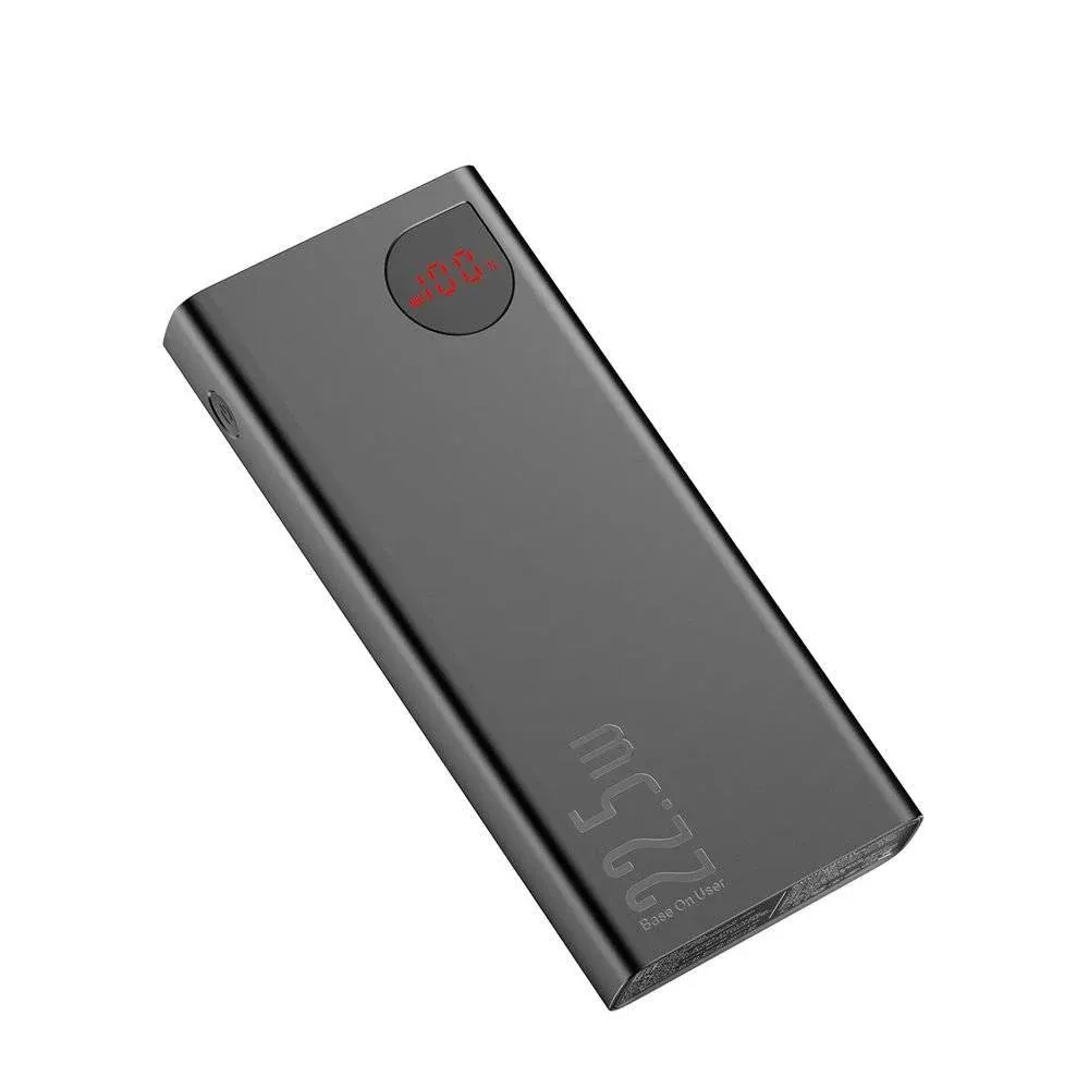 Powerbank Baseus Adaman Metal 22.5W 20000mAh Preta