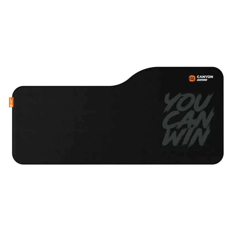 Tapete Canyon MP-10 930mm Preto Multicolorido Gaming Base antiderrapante