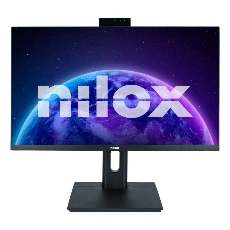 Nilox NXM24REGWEB01 23,8″ 1080p 75Hz IPS Webcam Colunas com Ajuste de Altura VESA