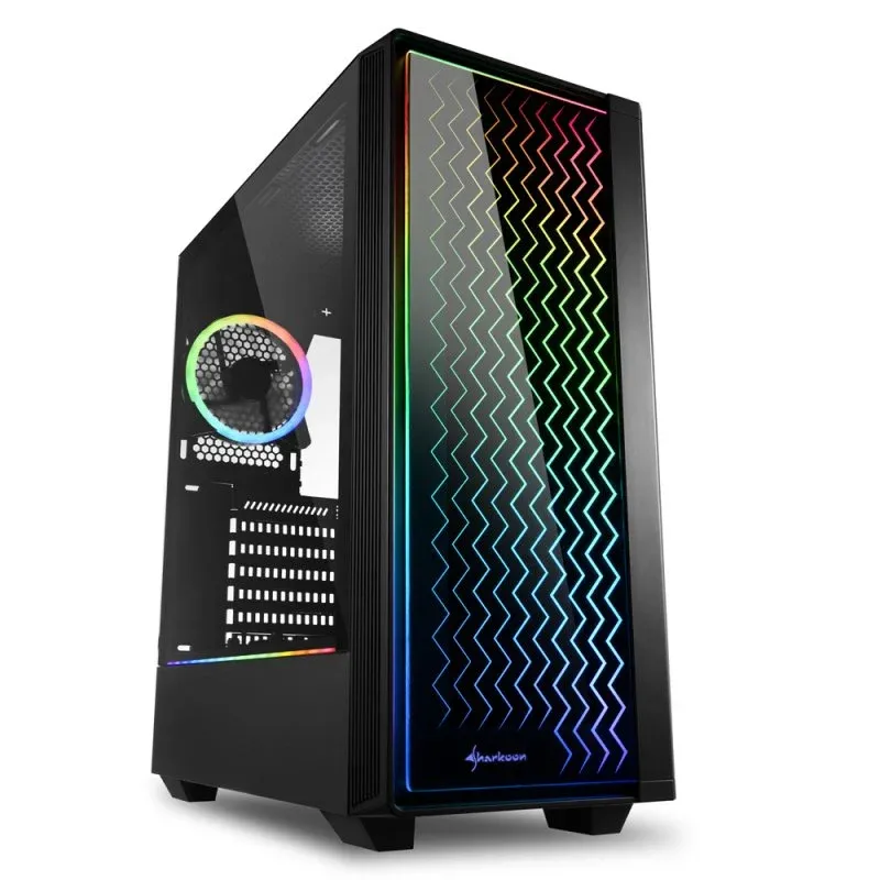 Sharkoon RGB LIT 200 Vidro Temperado USB 3.1 Preta